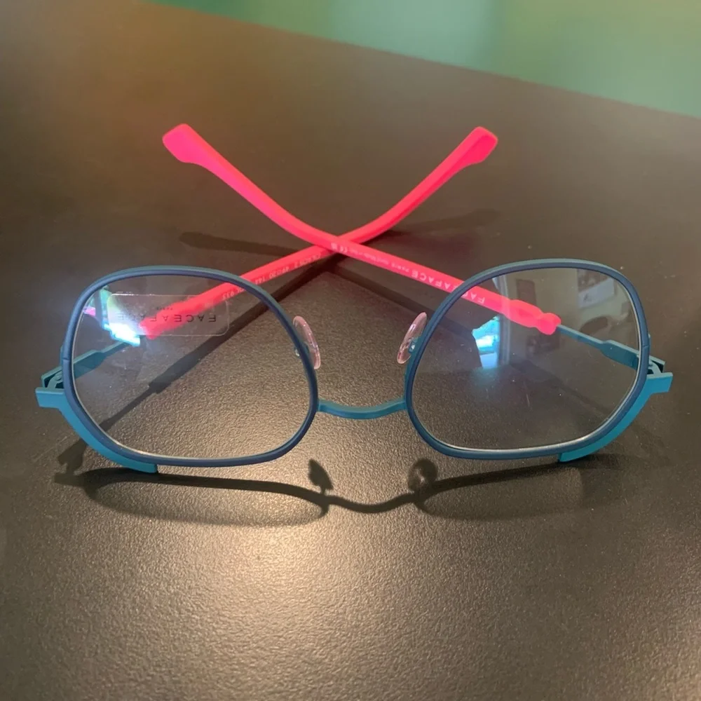 FACE A FACE CILAOS-2 Col 933  Green & Pink 49mm Octagon Ladies Eyeglasses